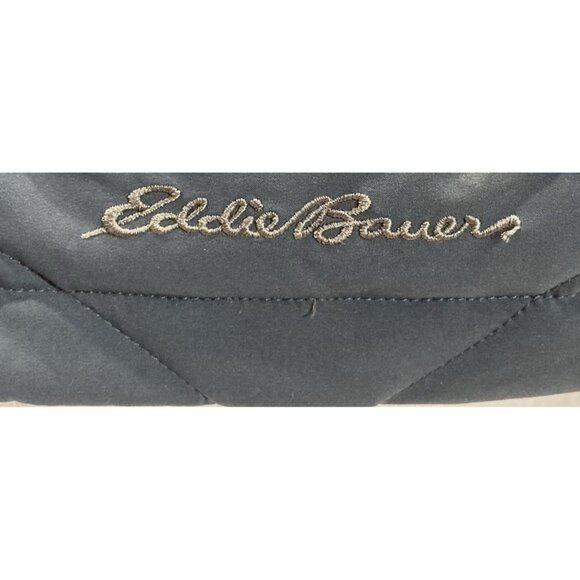 Eddie Bauer Puffer Vest Womens 3X Blue Sherpa Down Quilted Gorpcore Outdoor Plus - Picture 6 of 8